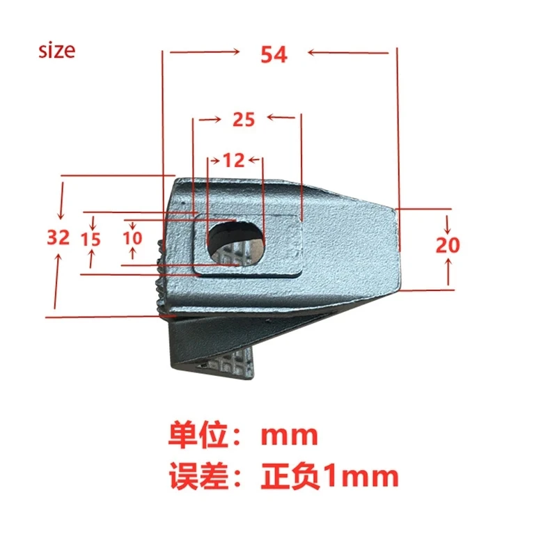 Imagem -06 - Tire Changer Machine Substituição Rim Clamp Metal Jaw Pcs