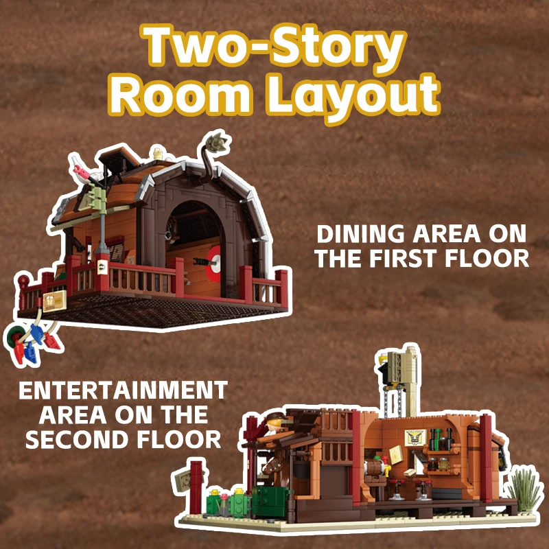 Weekit-Juego de bloques de taberna Medieval Bordeaux, ciudad europea, escena de calle, tienda de taberna de ciudad occidental, arquitectura, juguete de ladrillo, regalo para adultos