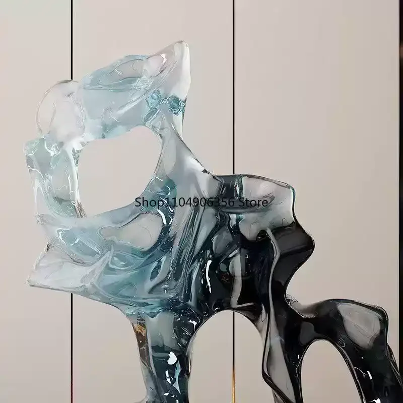 حجر لتشغيل الحرف اليدوية التجريدية النحت الحلي غرفة المعيشة مدخل خزانة النبيذ الزينة #5