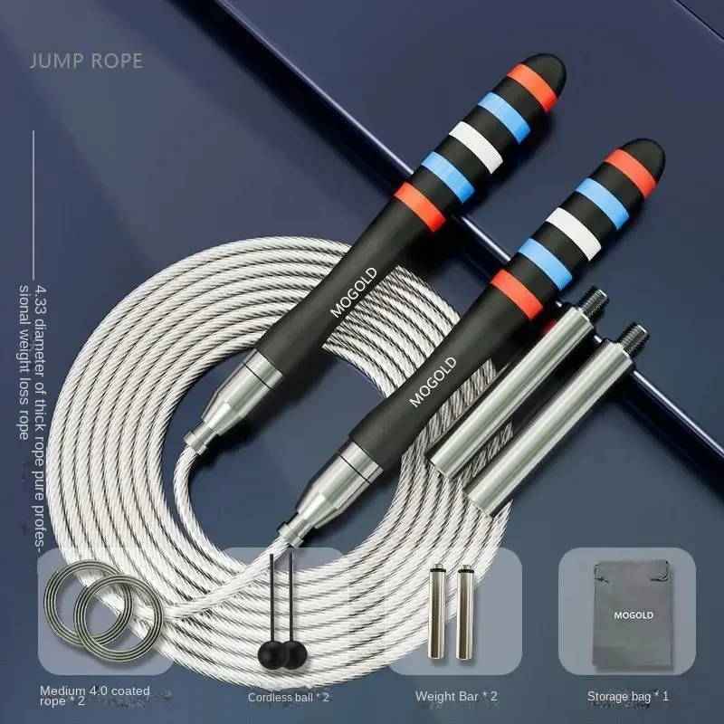 Professional racing steel wire jump rope, self-locking jump rope, dedicated for indoor fitness for male and female students