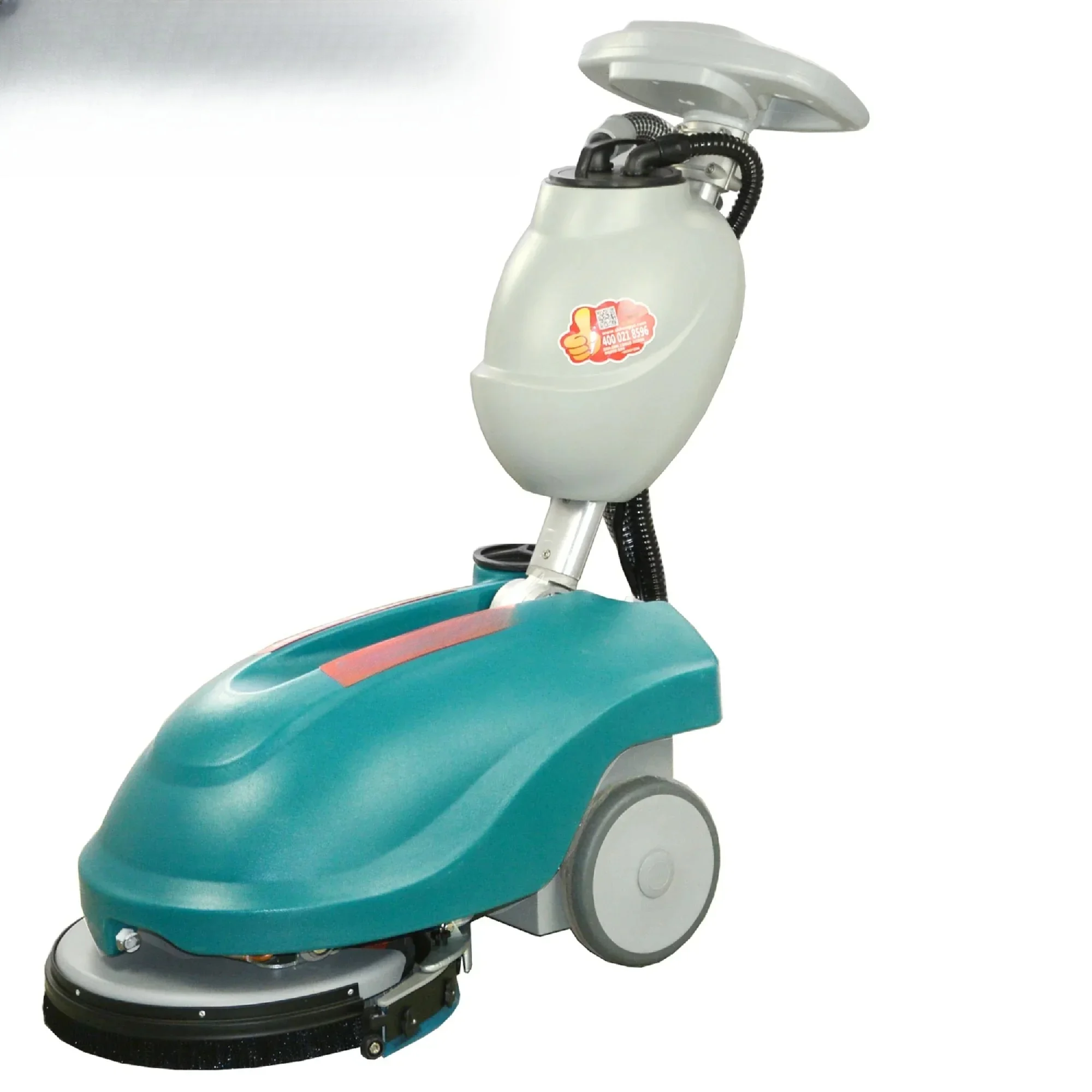 

KL350 Small House Cleaning Machine Easy Tight Area Compact Floor Scrubber Cleaning Machine With Folding Handle