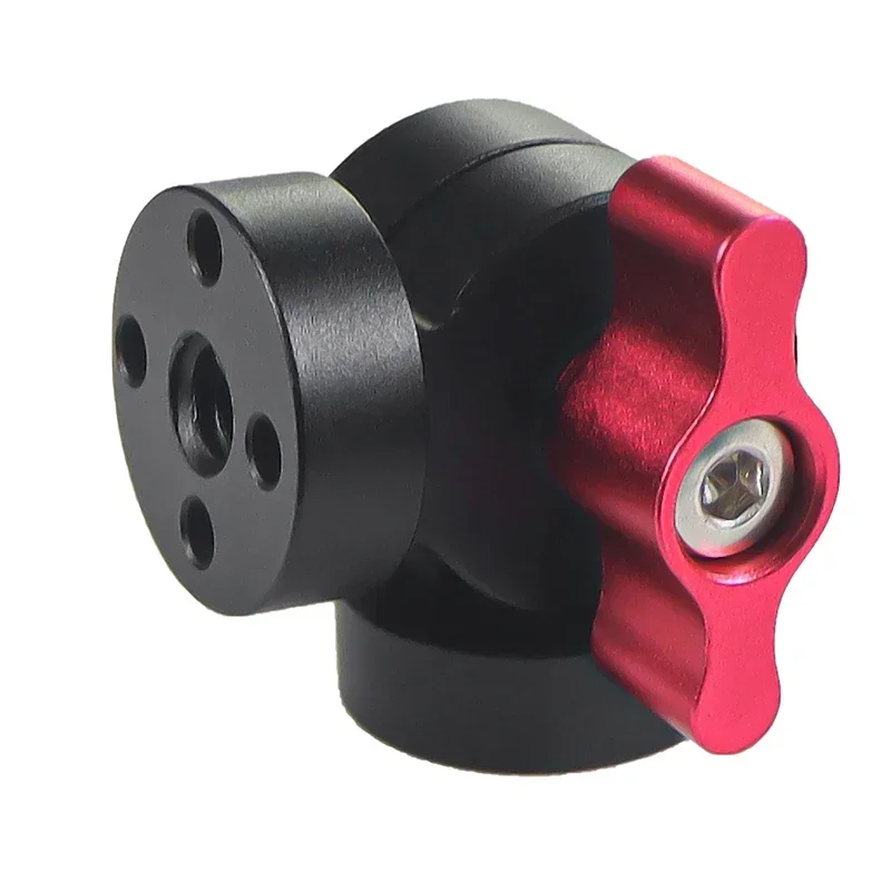 Aluminum Alloy Mini Tripod Head Adapter 1/4 Screw Arri Locating Holes Monitor Mount for DJI ACTION 5PRO for Gopro Hero 13 Camera