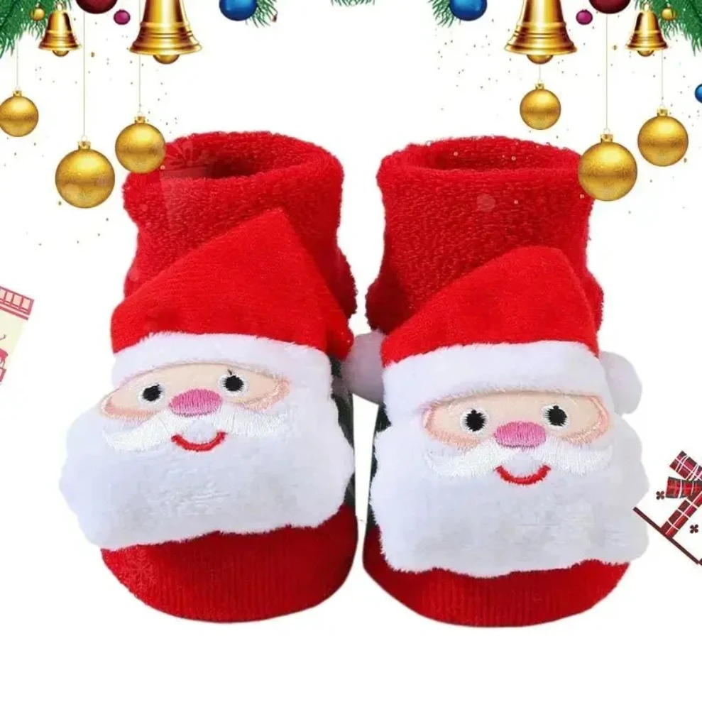 

Christmas Sock For Baby Christmas Baby Crew Socks Clothes Baby Christmas Clothes Kids Christmas Socks For Stocking
