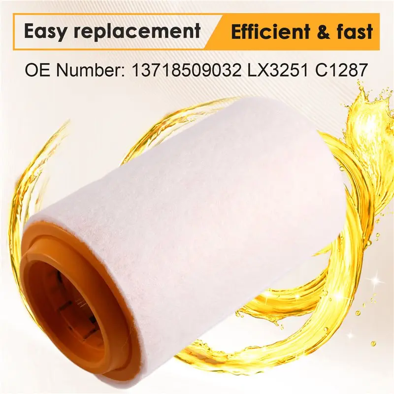 WF-For BMW MINI Compatible Air Filter Replacement Part Number 13718509032 Model Code LX3251 C1287 Fits For R56 R57 R58 R59 R60 R