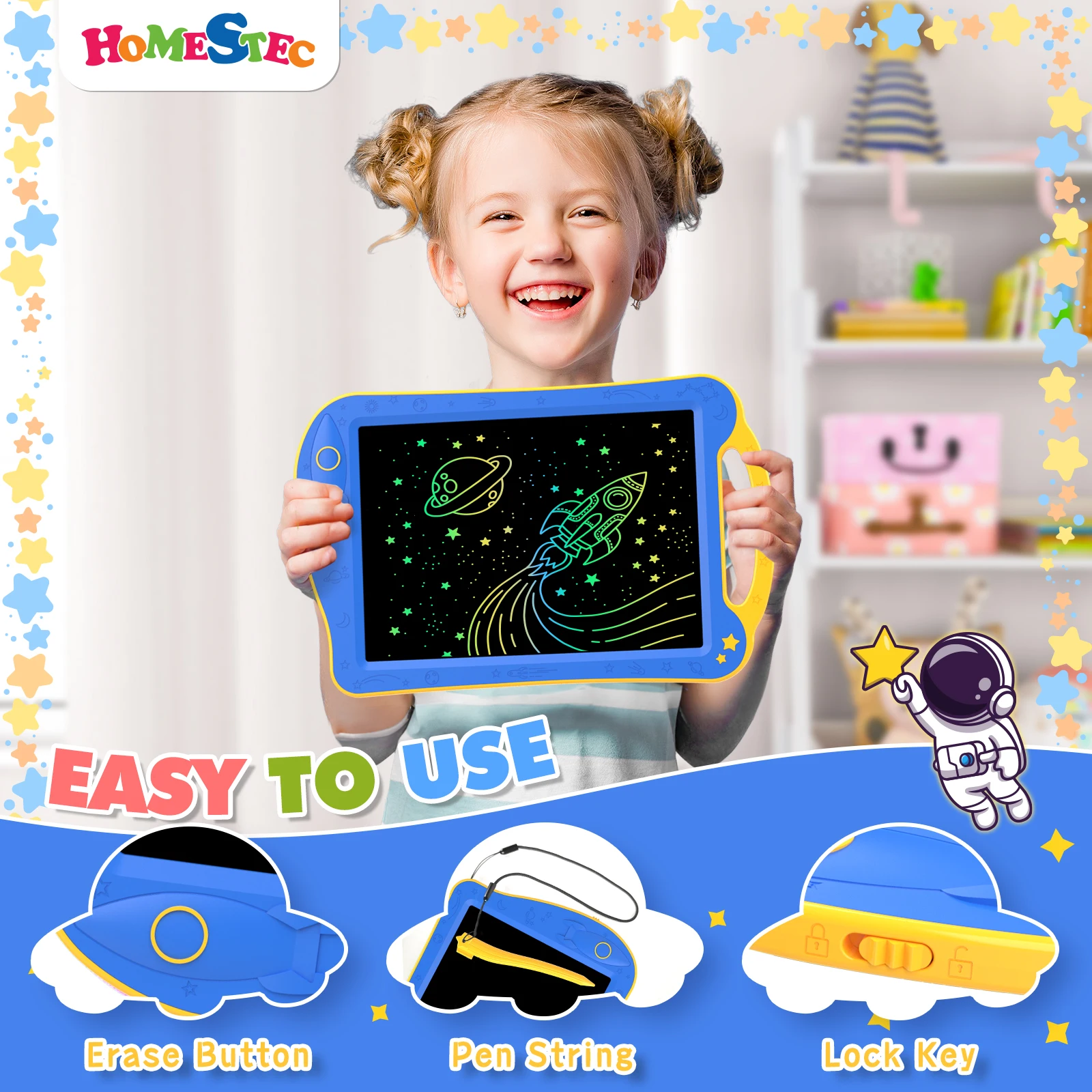 8.5 Inch LCD Writing Tablet Digit Magic Blackboard Electron Drawing Board Art Painting Tool Kids Toys Brain Game Child Best Gift