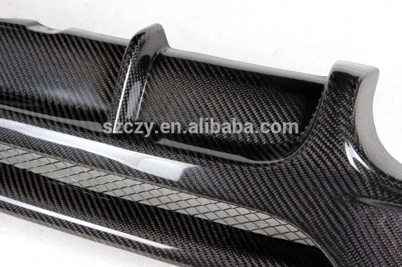 Auto Car Carbon Rear Lip Diffuser With Quad Exhaust Dual Outlet For BMW E82