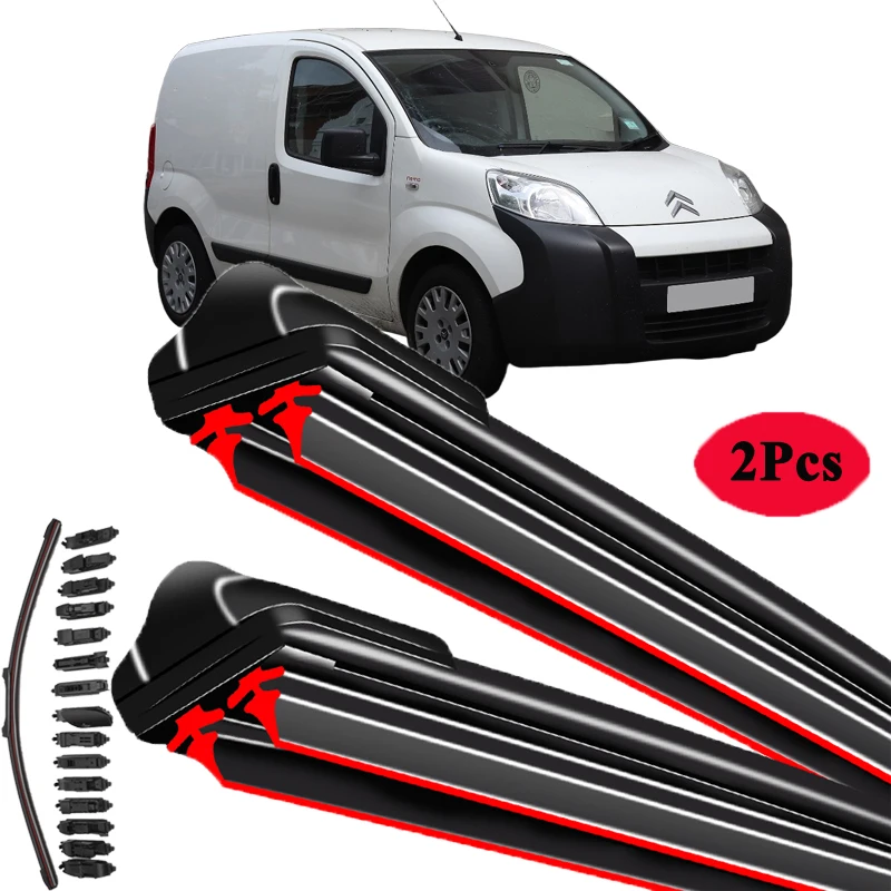 

For Citroen Nemo M59 2007-2017 Car Windshield Wiper Blade Front Windscreen Brushes Washer Accessories Cleaning Replacement Parts