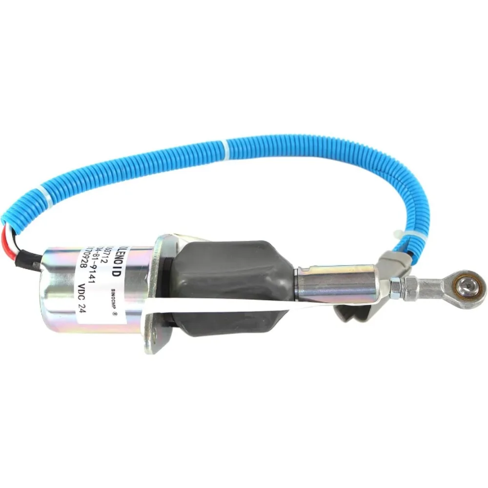 

4063712 SA-5030-24 6742-01-2310 6743-81-9141 600-815-9150 Fuel Shut Off Solenoid Stop Solenoid Valve work for Cummins Engine Exc
