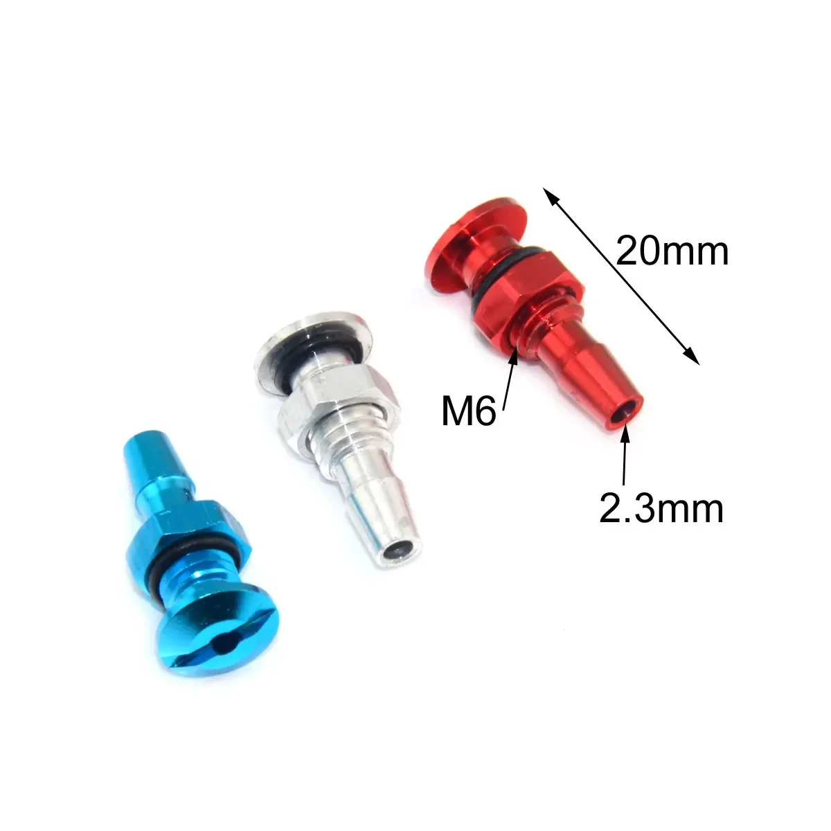 1 Pair M6 Motor ESC Water Cooling System Water Outlet Nipple Nozzle for Electric Methanol Gasoline RC Boat Marine Monoboat