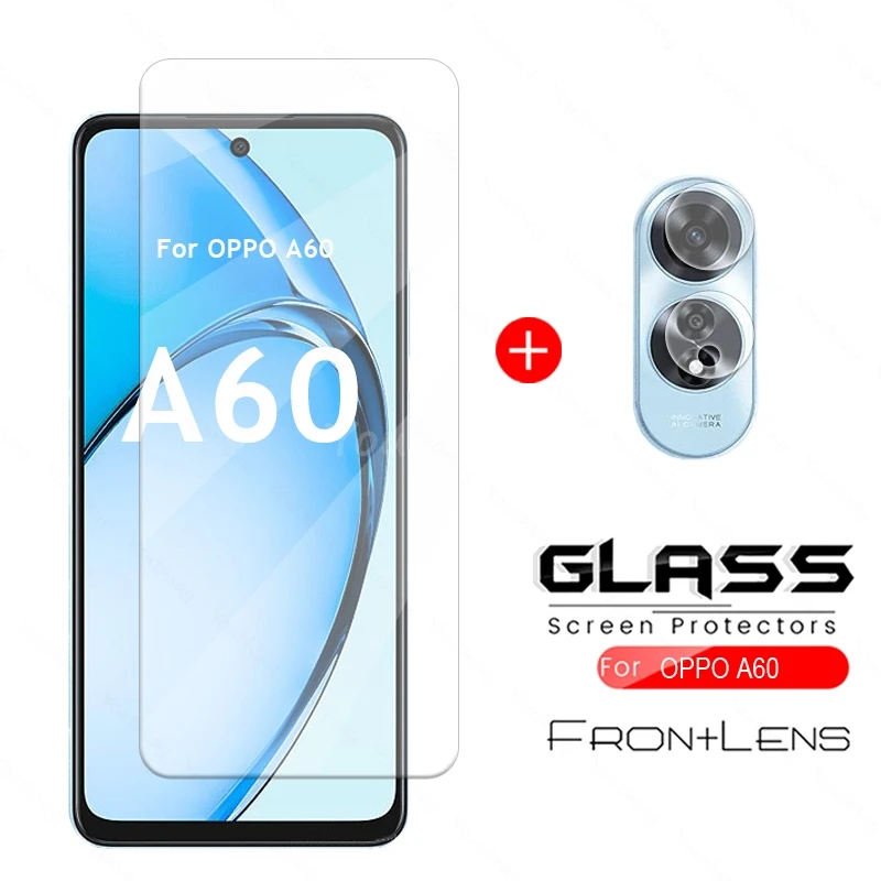 For OPPO A60 Glass OPPO A60 Tempered Glass Phone Screen Protector Tempered Flim 9D Camera Flim OPPO A60 Glass