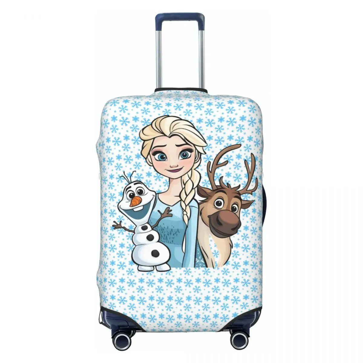 

Эластичный чехол для чемодана с мультяшным принтом F-Frozen, защитный чехол для багажа, подходит для чемоданов 18-32 дюйма