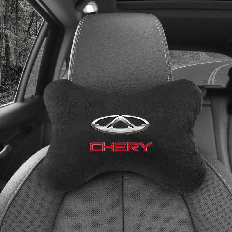 Car Seat Headrest Neck Pillow Seat Belt Shoulder Protector Pad For Chery QQ Tiggo T11 Amulet M11 Eastar Elara Auto Accessories