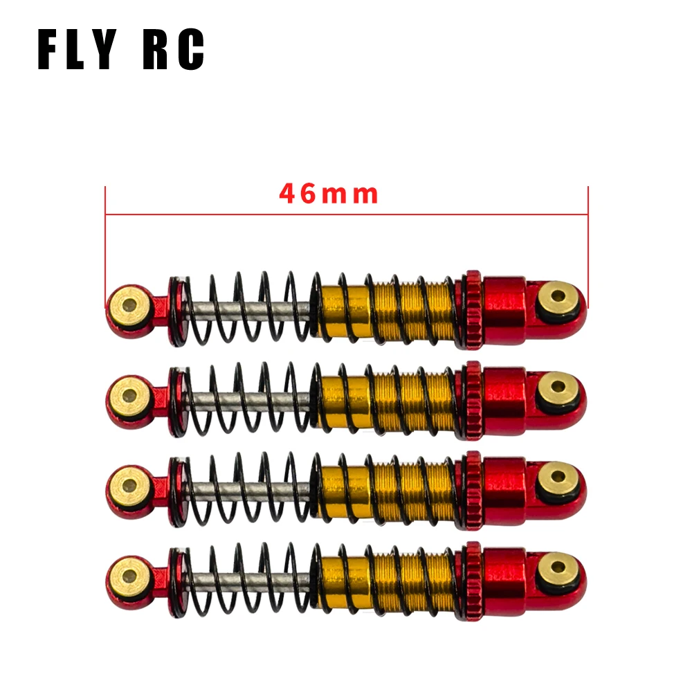 Axial SCX24 C10 1/24 Metal Shock Absorber 40.5MM Oil Damper for RC Crawler Car Ford Bronco Jeep Gladiator