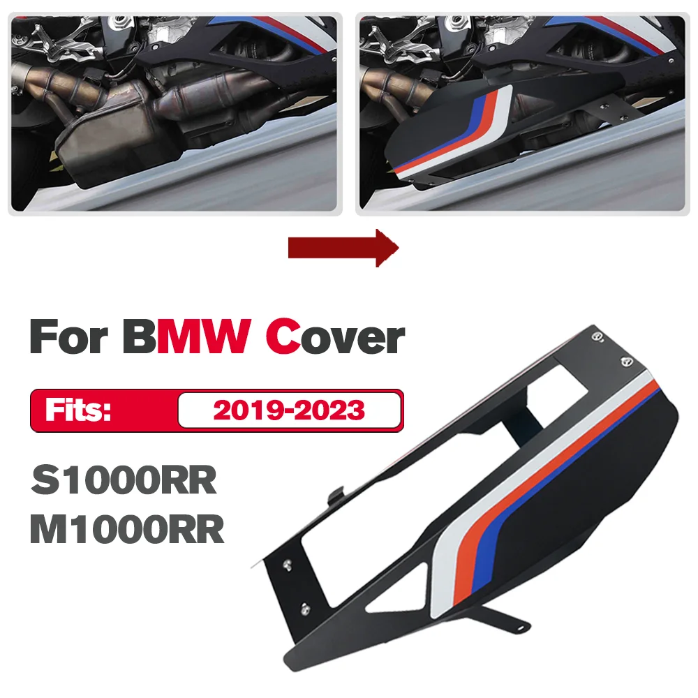 

Motorcycle Engine Exhaust Protector Trim For BMW M1000RR S1000RR 2019-2023 S 1000 RR M 1000RR Moto Parts Belly Pan Shield Cover