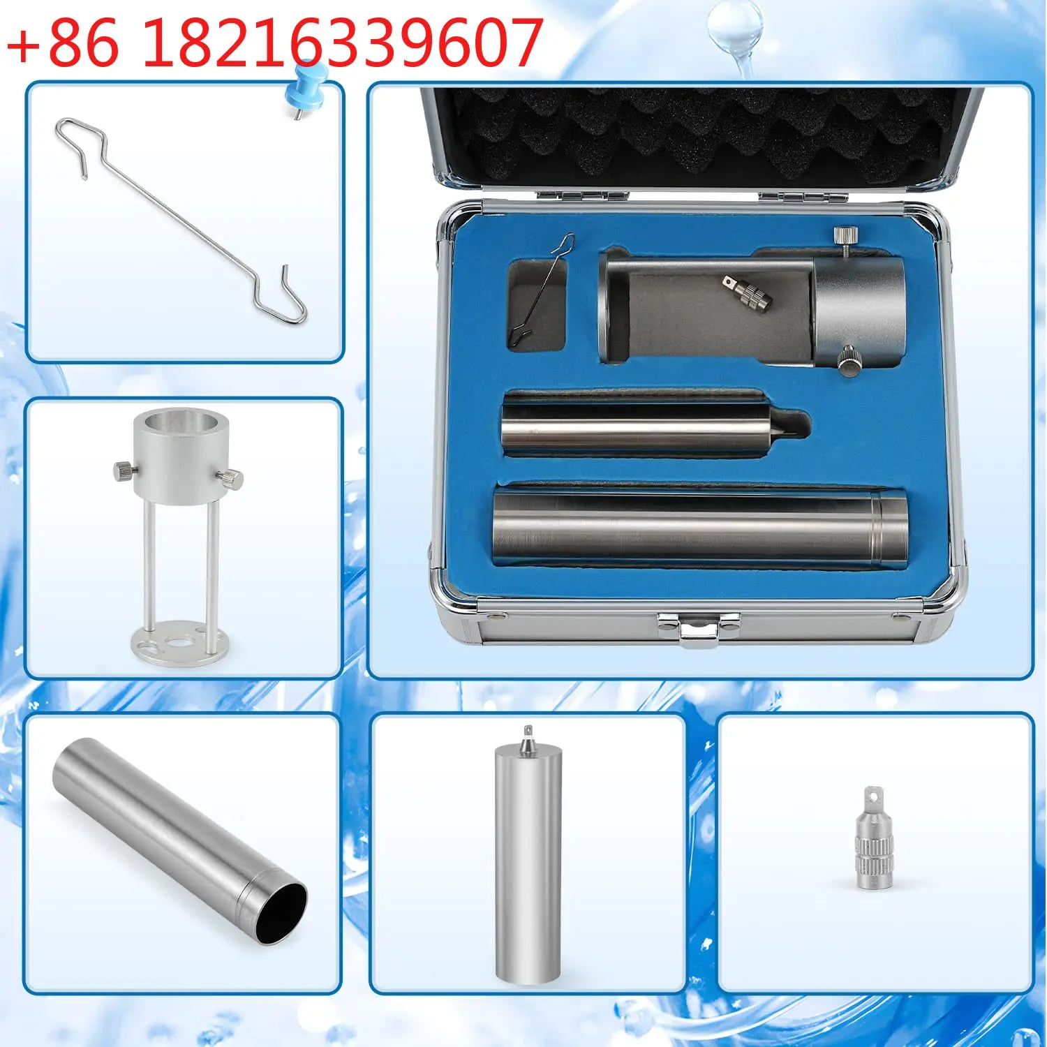 YAO 0# Rotor for Rotary Viscometer Viscosity Meter Low Viscosity Adapter and Temperature Probe