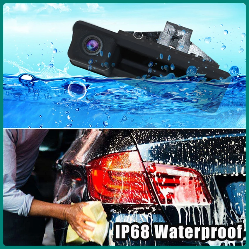 HD Rear Camera For Mercedes Benz Classe C W204 S204 C204 C180 C200 C260 2008 ~ 2015 Trunk Handle Parking Reversing Camera