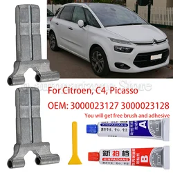A Pair Sunroof Sunshade Bracket Buckle Slider Metal For Citroen C4 Picasso 3000023127 3000023128