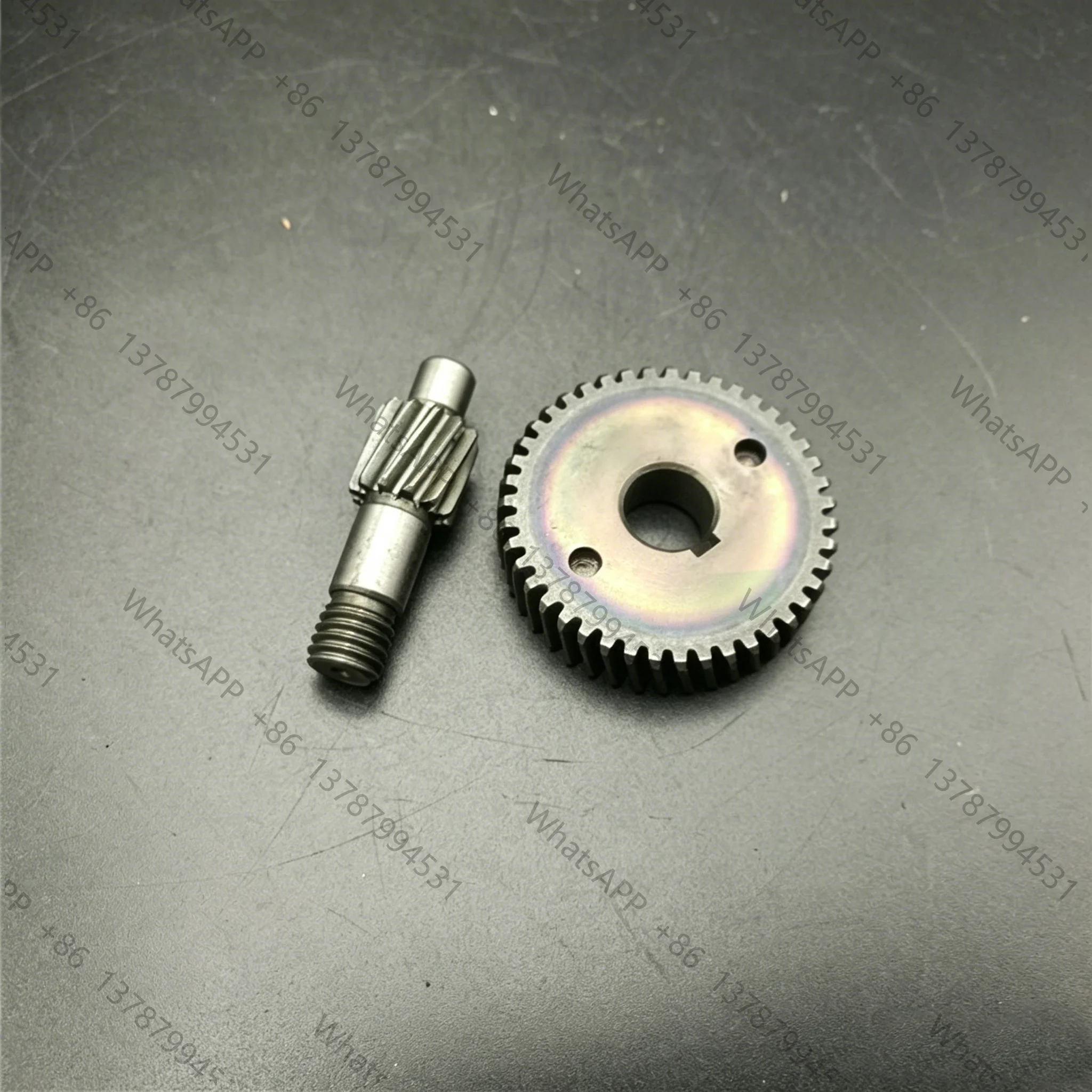 43/12 Teeth Black Belt Sander Spare Part Helical Gear Wheel Pinion Set for 9403