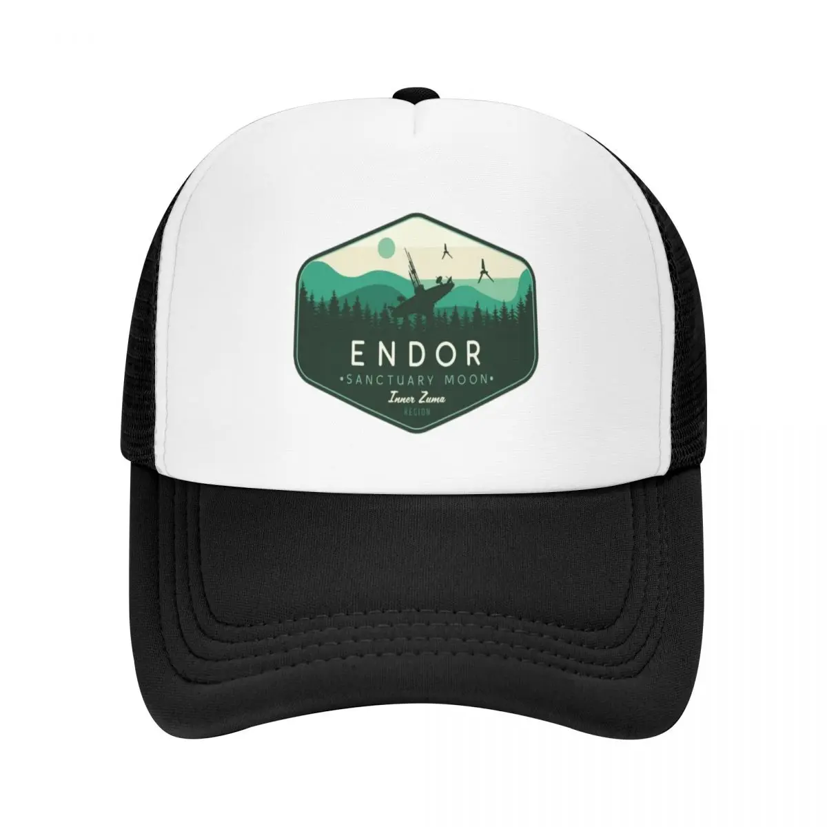 Endor - Sanctuary Moon - Inner Zuma Region Cap Casual Mesh Baseball Caps Adjustable Hat Hip Hop Baseball Hats Polychromatic