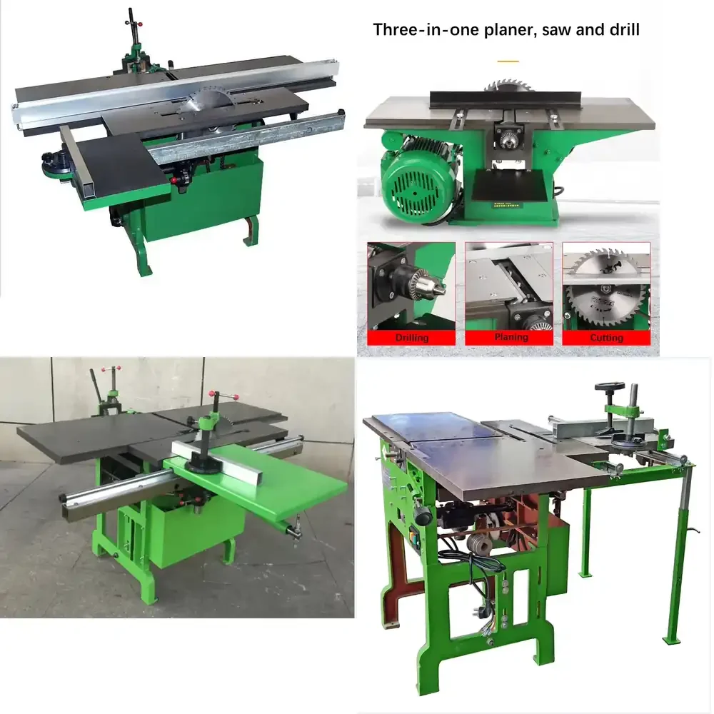 This 3-in-1 multifunction woodworking tool is designed for precision and versatility in professional and DIY workshops. Built
