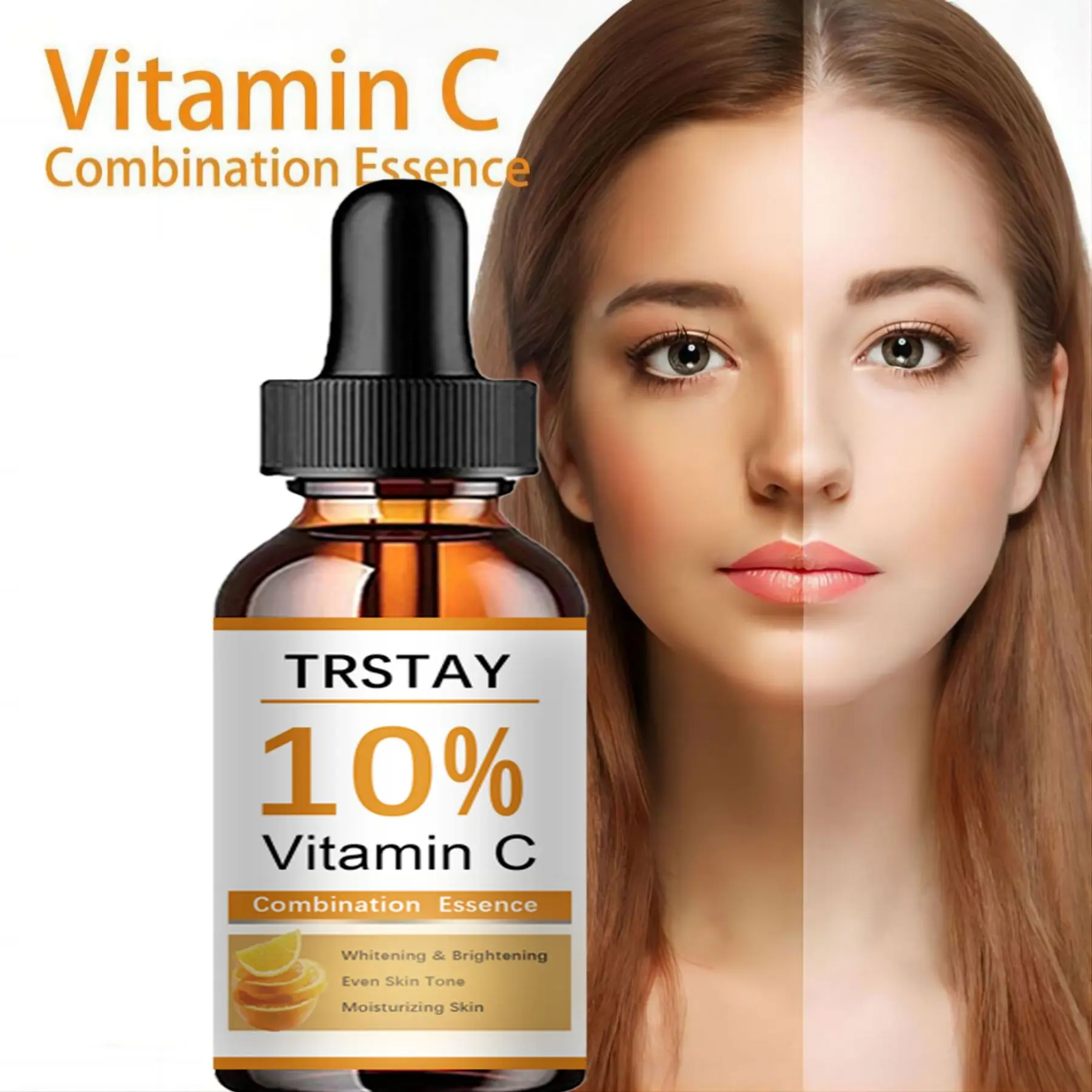 Sérum à la vitamine C pour le visage, blanchiment du visage, acide hyaluronique, dissolvant de taches foncées, produits coréens de soins de la peau