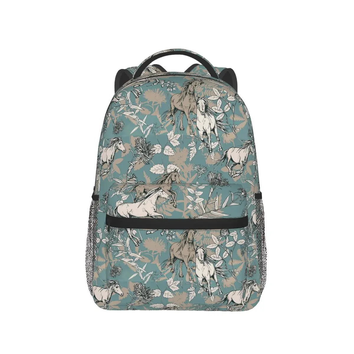 Caballos, razas de caballos florales, animales de granja, mascotas, mochila, gran oferta, mochila para niños, mochila escolar, bolsos de hombro para hombres y mujeres