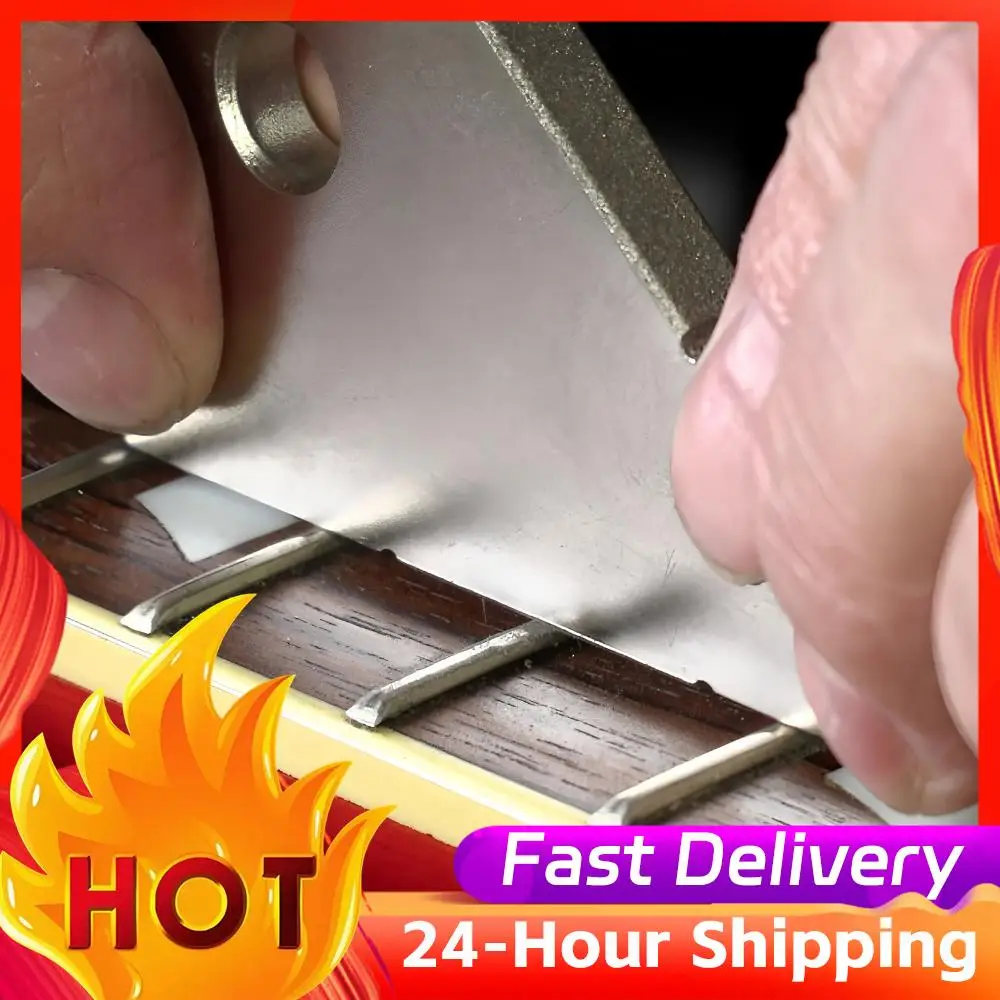 

Fret Kisser Fret Leveling Tool Stainless Steel Luthier Tool Guitar Fret Straight Edge for Guitar Enthusiasts & Long Lasting Use