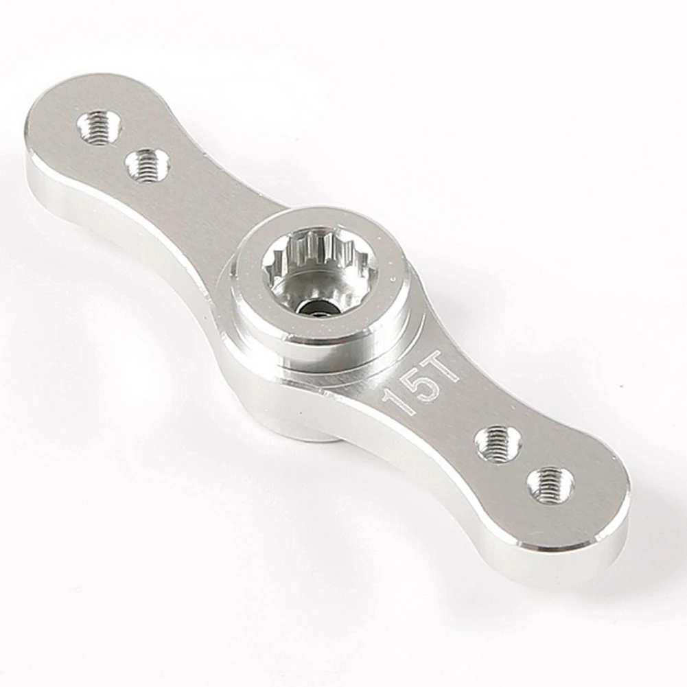 CNC Metal Double Side With 15T 17T Servo Arm For 1/5 Scale HPI Rovan Baja 5B 5T 5SC Symmetry Steering System