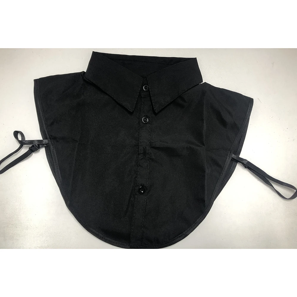 الكلاسيكية فو كاذبة طوق نصف قمصان انفصال ديكي طوق بلوزة نصف قمصان انفصال وهمية طوق للنساء #2