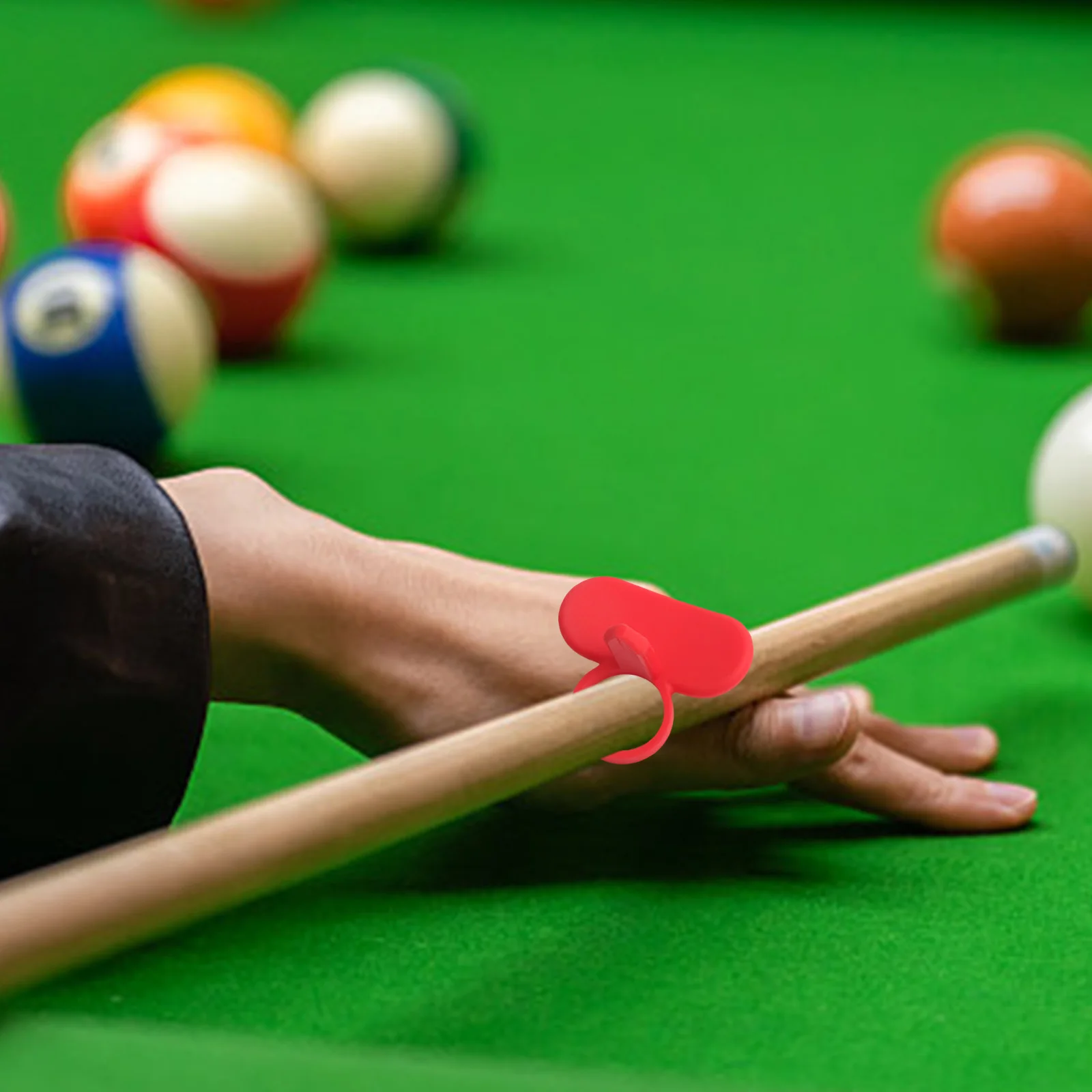 Billiard Training Target Ring 1Pcs Aiming Bracelet Hitting Aid Red Target Ring For Most Billiards Snooker High Quality