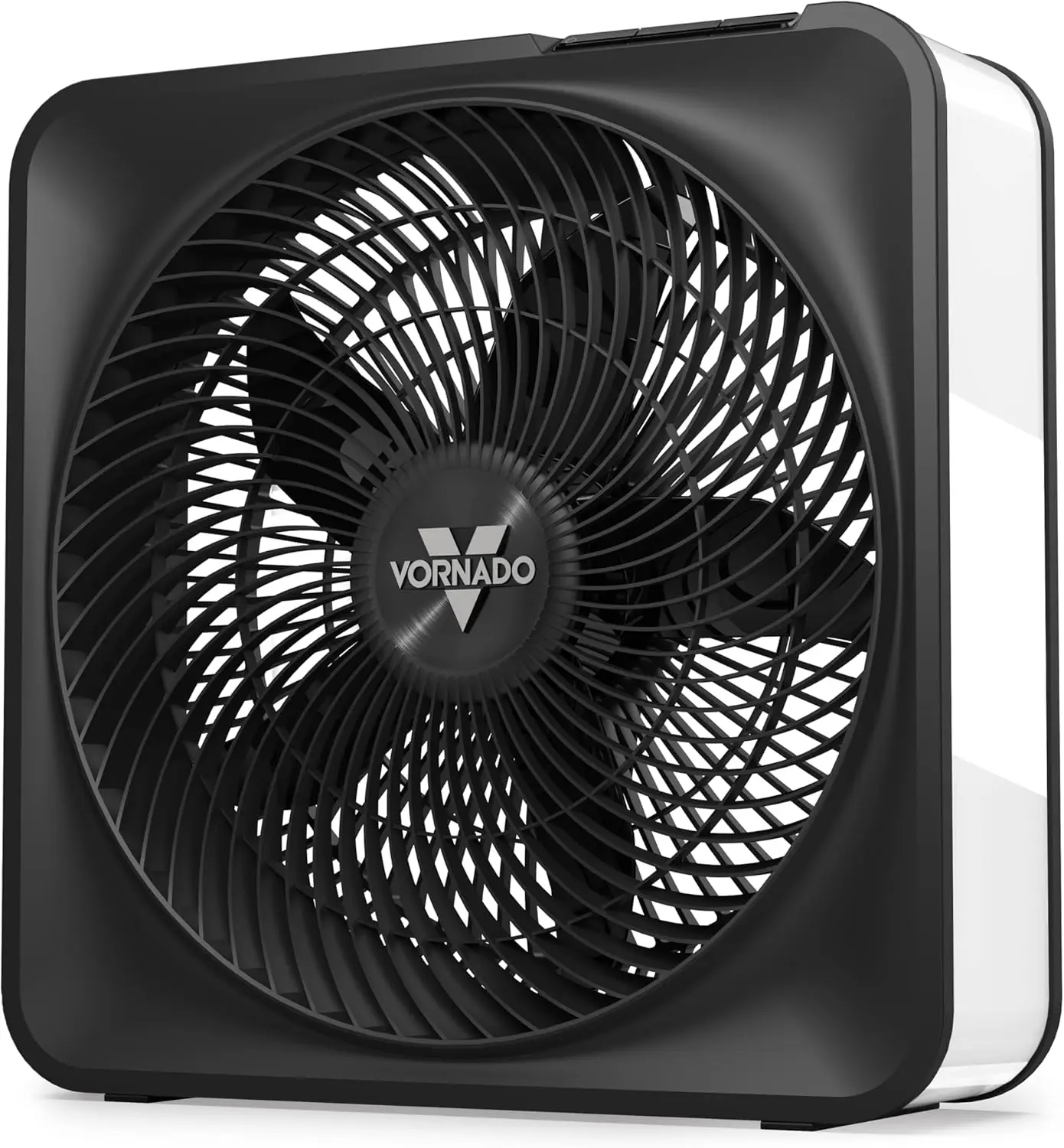 

Model 80 High Velocity Electric Box Fan with Removable Grille, 5 Speed Settings, Powerful Airflow, Whole Room Air Circulation, T