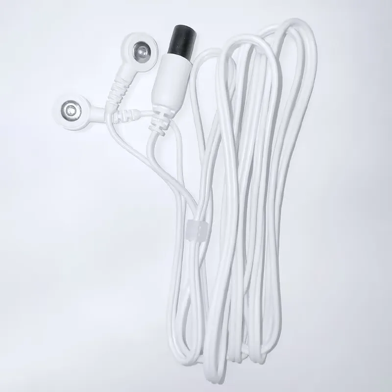 5/10 Pcs Replacement Electrode Lead Wires Cable Cord With 2.2mm Snap Fit Fot Omron TENS Unit