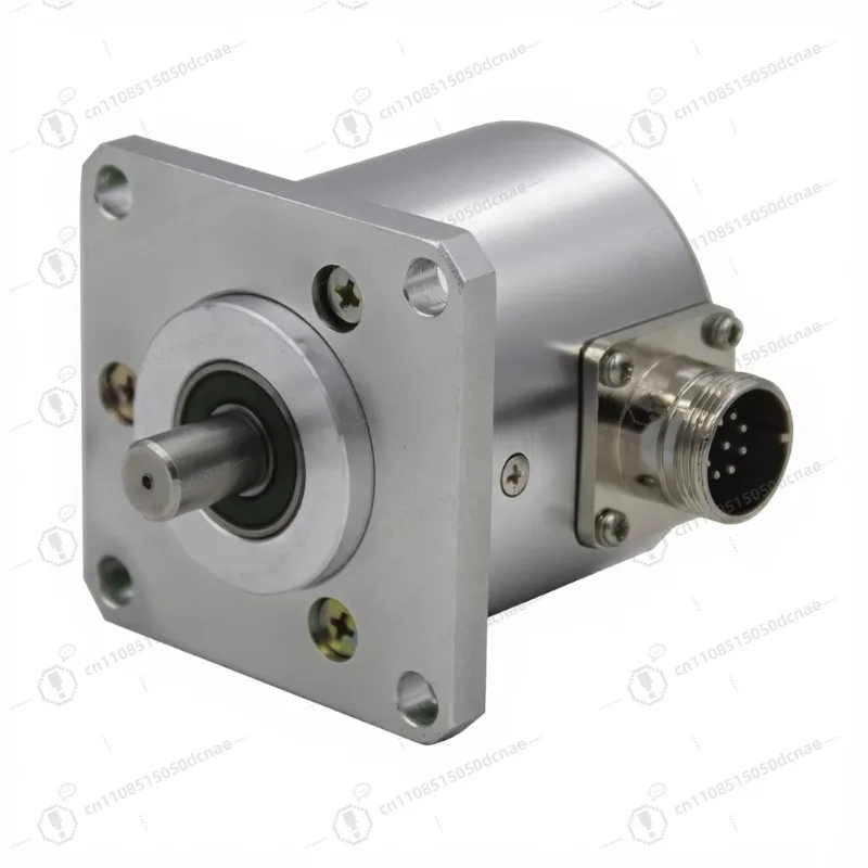 10mm Solid Shaft Incremental Optical Encoder 5000 PPR Square Clamping Flange for Automation Production Line