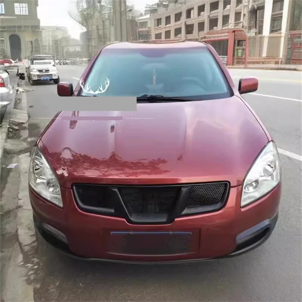 Car Front bumper modified carbon fibre Grill for Nissan qashqai Grille Mask Radiator Car Accessories