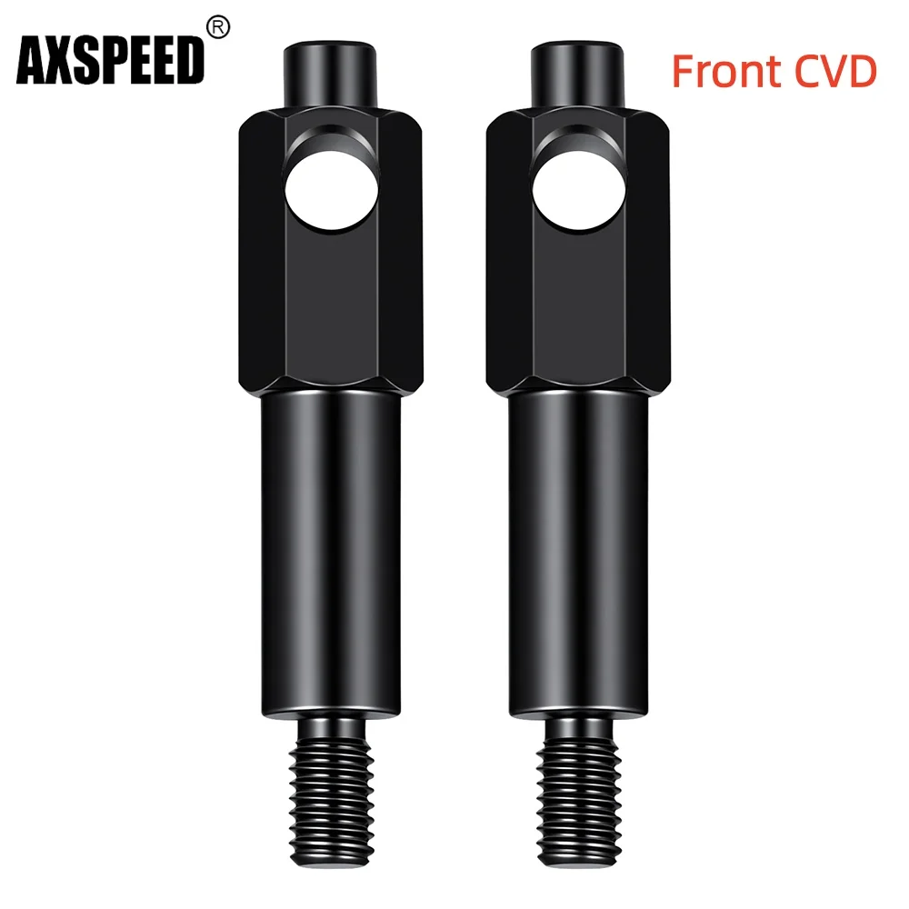 AXSPEED Metal Front Steering CVD Axle Drive Shaft For 1/10 Team Associated RC10 1989 RC Buggy Car  Upgrade Parts