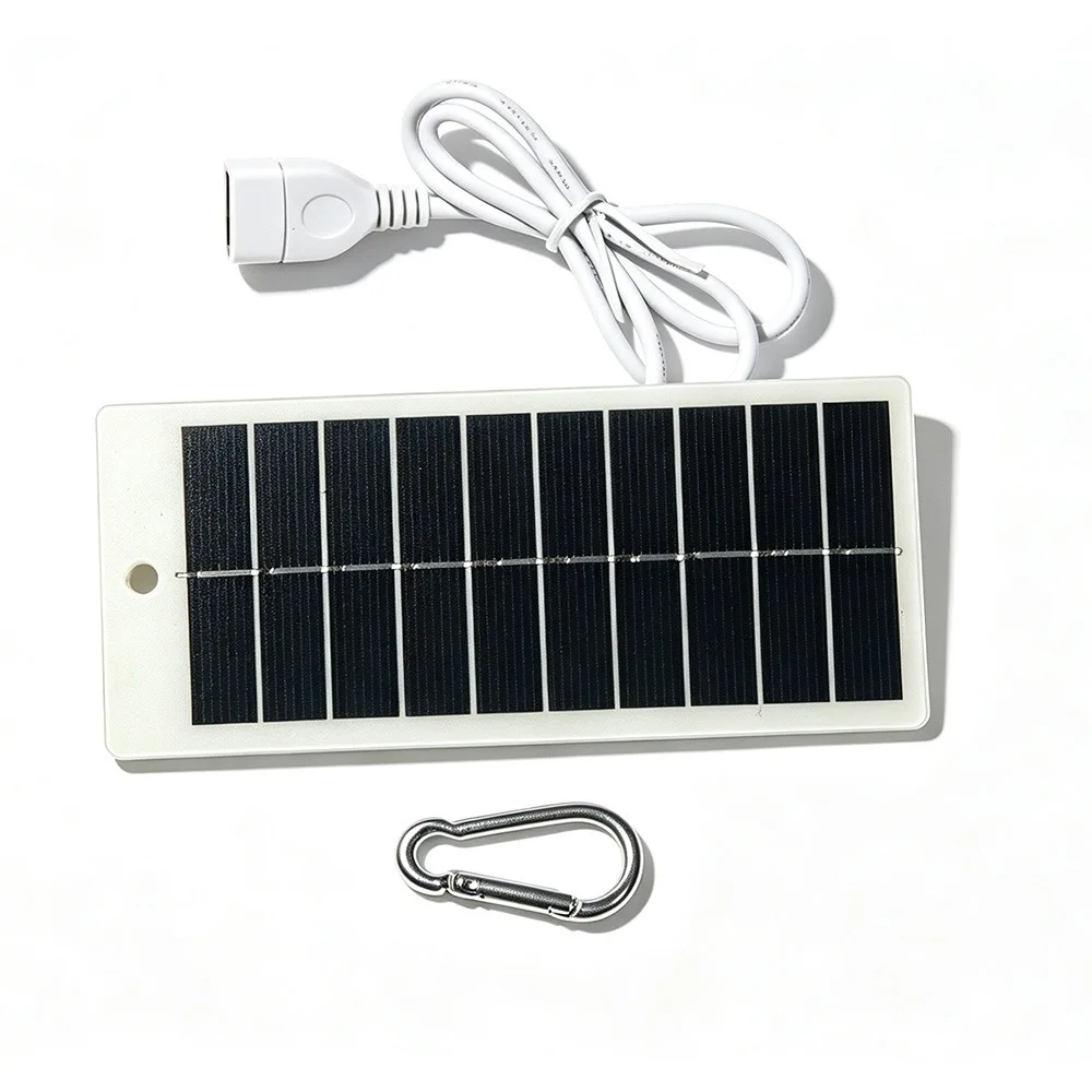 5V 1.5W USB Solar Charger Panel Versatile Power Source High Efficiency Portable Solar System with USB Output Multipurpose