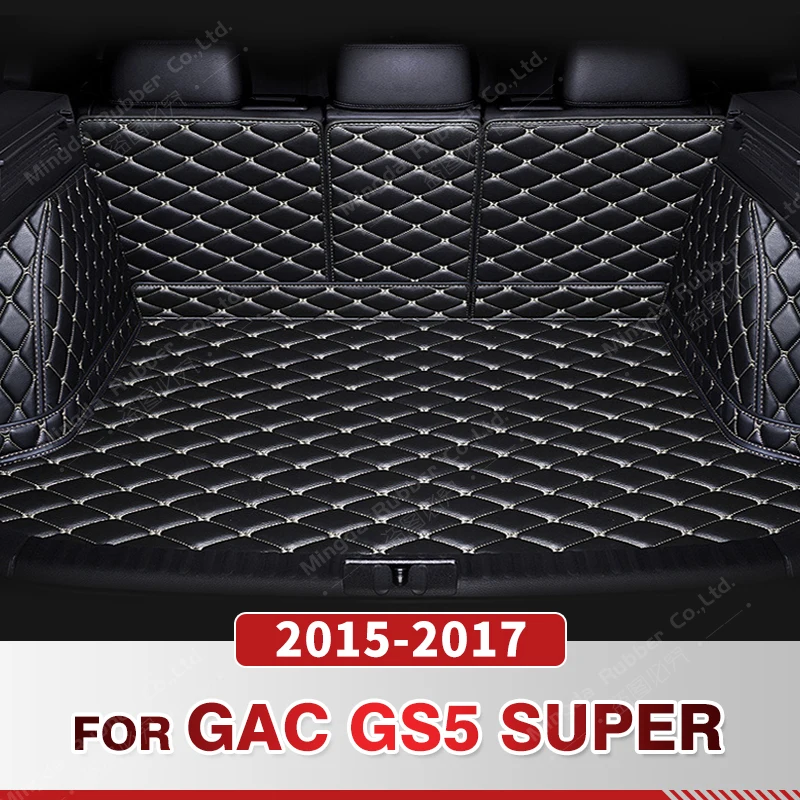 Auto Full Coverage Trunk Mat For GAC Trumpchi GS5 Super 2015-2017 16 Car Boot Cover Pad Interior Protector Accessories