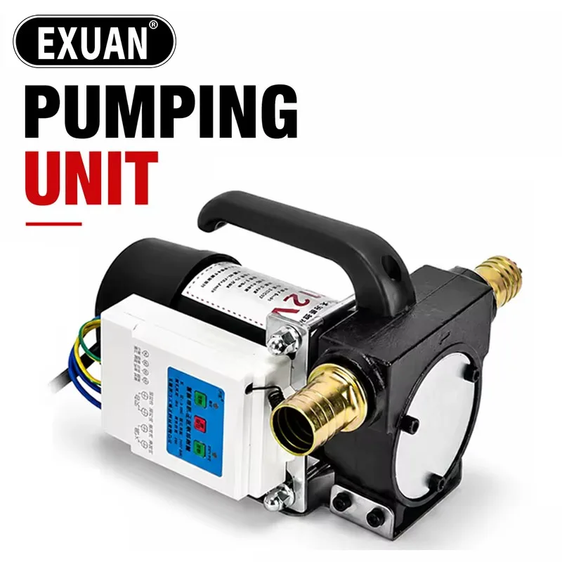 12V/24V/220V Electric Oil Transfer Pump High Flow Forward Reverse Pumping Unit Oil Filling Pump with Remote Control