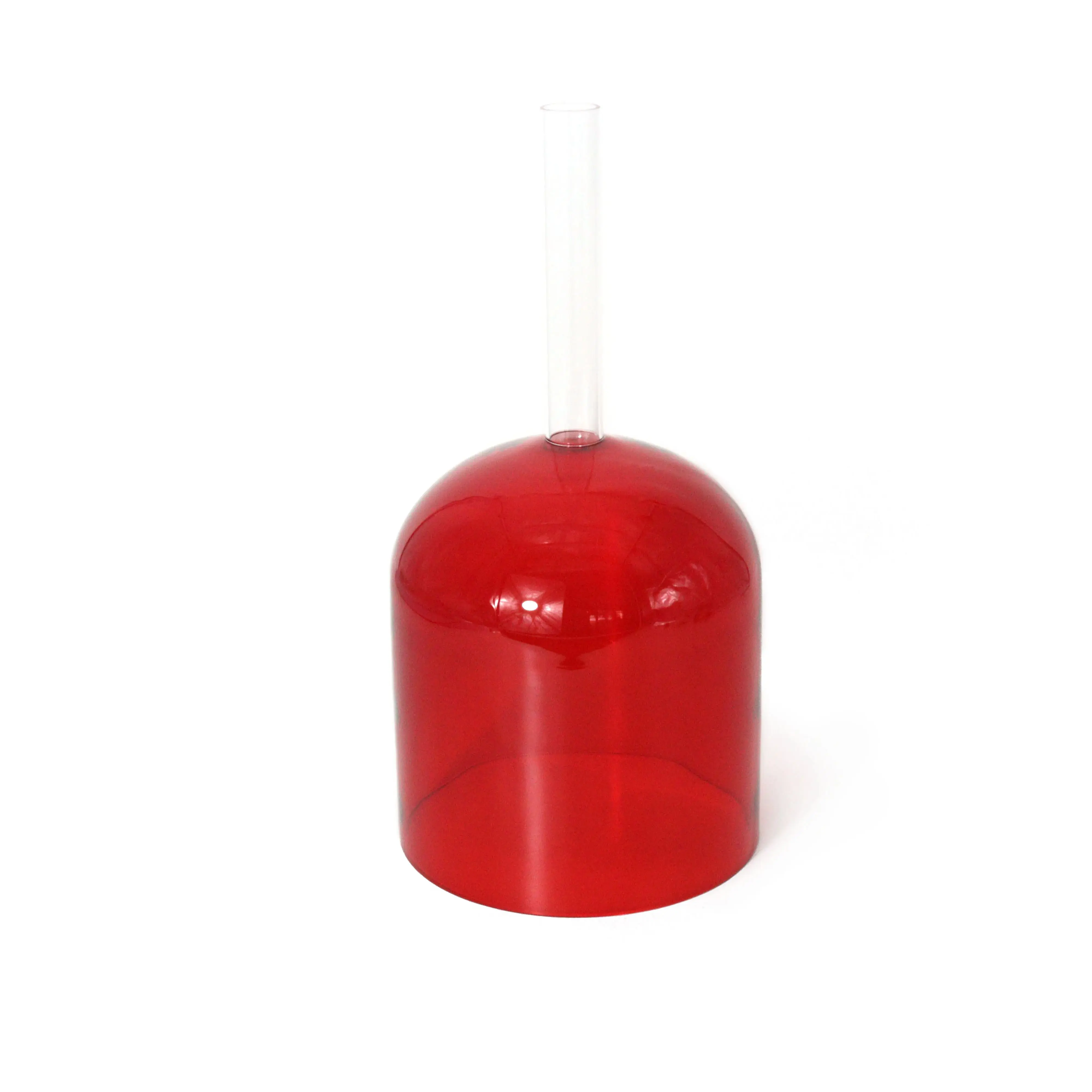 

Red Clear Crystal Singing Bowl Handheld Yoga Meditation Singing Bowl Double Head Sound Healing Chakra Crystals Wholesale