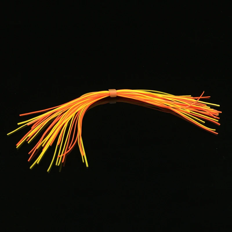 5 pakietów 13cm wędkarskie spódniczki silikonowe do przynęty typu Spinnerbait Buzzbait gumowe przynęty jigowe spódniczki kalmarowe materiał do wiązania muchowego akcesoria — zdjęcie 6