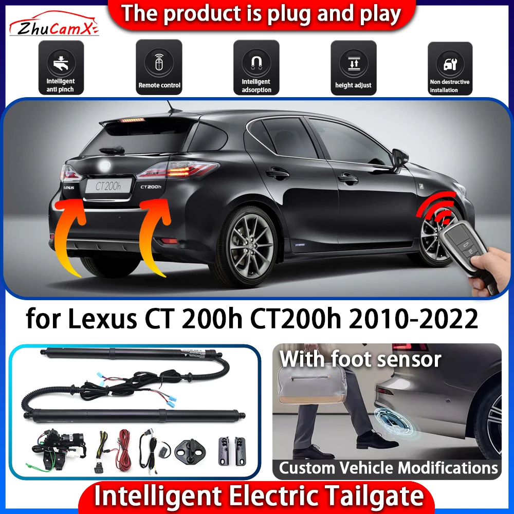ZhuCamX Smart Powered Tailgate System for Lexus CT 200h CT200h 2010-2022 Automatic Intelligent Trunk Lift Control Kit
