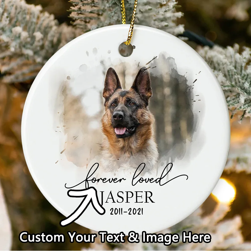 1PC Custom PMMA Ornament - Personalized Photo & Text, Transparent Design, DIY, Laser Engraved, Ideal Daily Use Decor & Sleek Gif