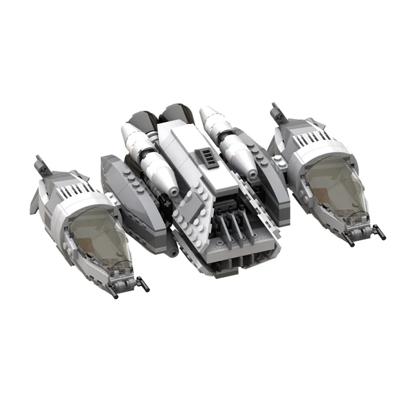 

MOCB Wing Forward Ugly Class Flying Spacecraft Vehicle High Brick Parts Assembly Building Block Toy