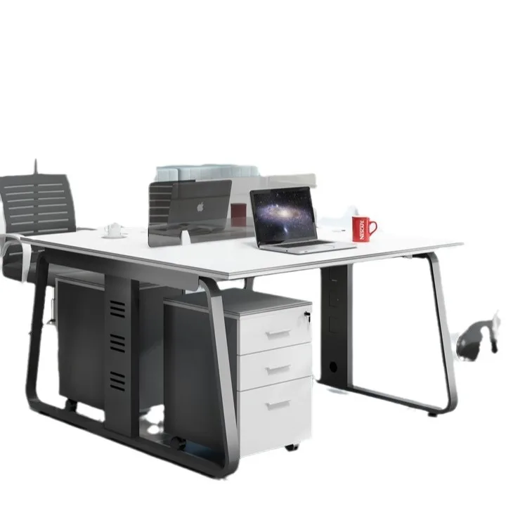 

Simple, modern 8 people, desk, clerk, computer