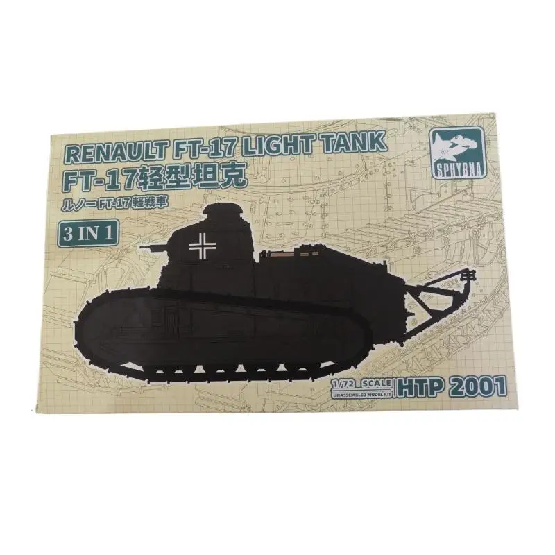 

FLYHAWK HTP2001 1/72 Scale RENAULT FTI7 LIGHT TANK Model Kit