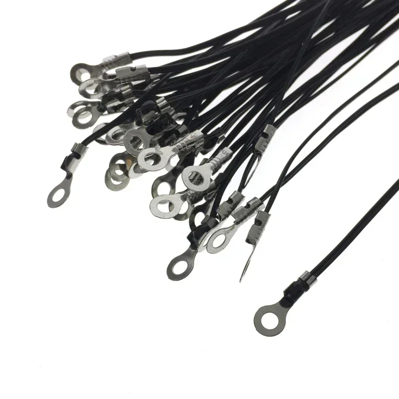 10pcs Temperature Sensor 10K B3950  Line Ear Surface Mount Aperture 3.2mm  Probe Long 15cm NTC Thermistor
