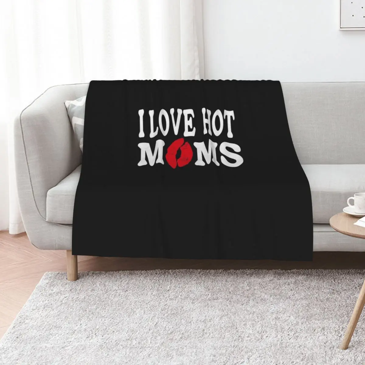 

I love hot moms Throw Blanket Luxury Warm Luxury Thicken Sofa Throw Blankets