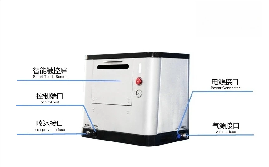 Dry Ice Blasting Machine Dry Ice Blaster For Industrial Injection Mold Stain Residue Removal And Surface Cleaning