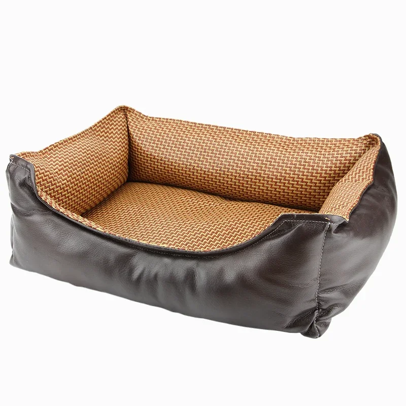 Dog kennel summer sofa nest pet mat rattan nest large, medium and small Teddy universal detachable and washable four-season