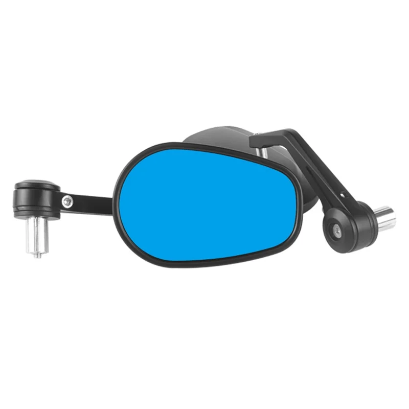 A03Z-Universal 22Mm Motorcycle Handlebar Oval Rearview Reflector Mirror Modification Kit A